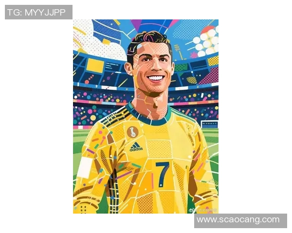 C罗足球明星画展现传奇球员的激情与风采，感受足球艺术的魅力与震撼